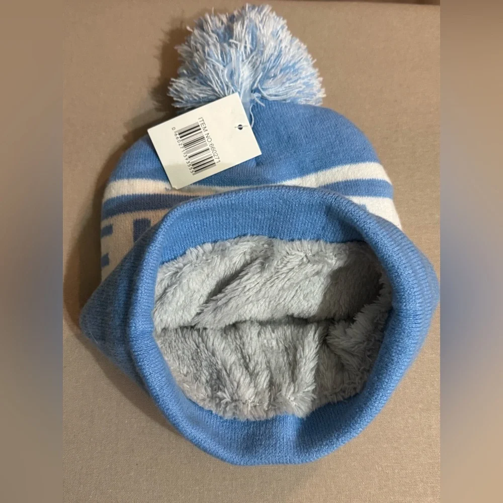Guatemala kids Pom-Pom Beanie light Blue One size Fleence Lining